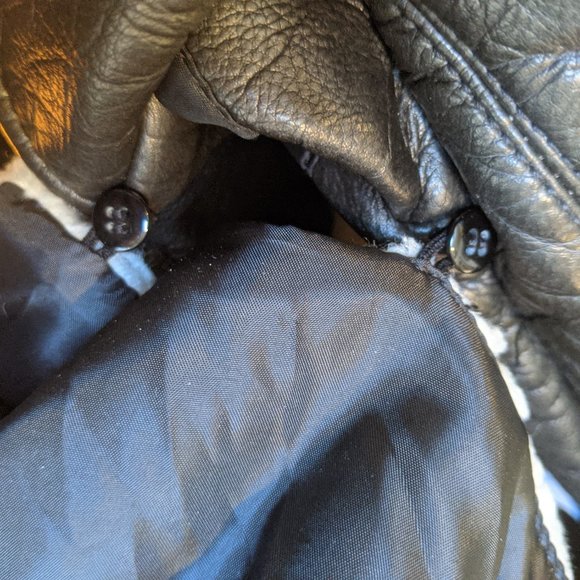 Faux Leather Biker Jacket Women's XL - Picture 12 of 13
